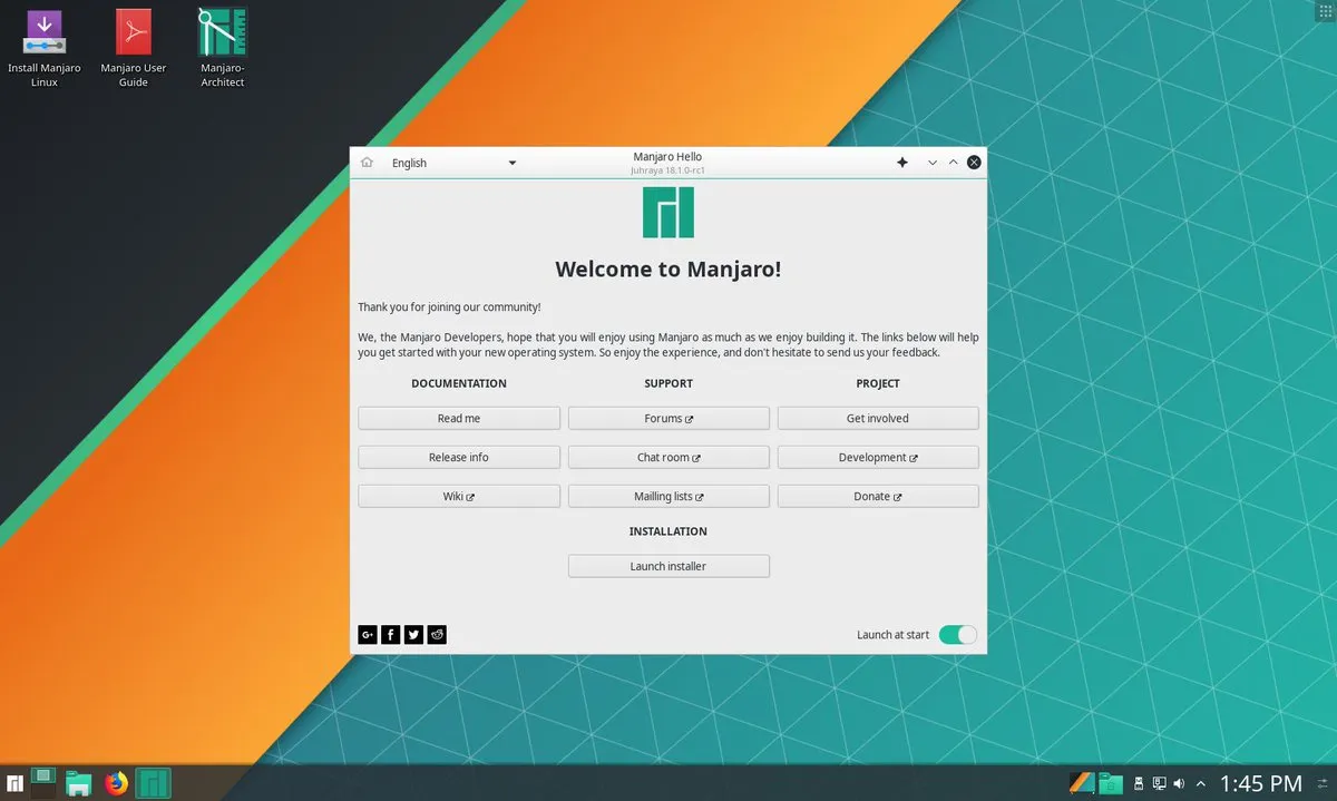 Manjaro Linux Manjaro Linux