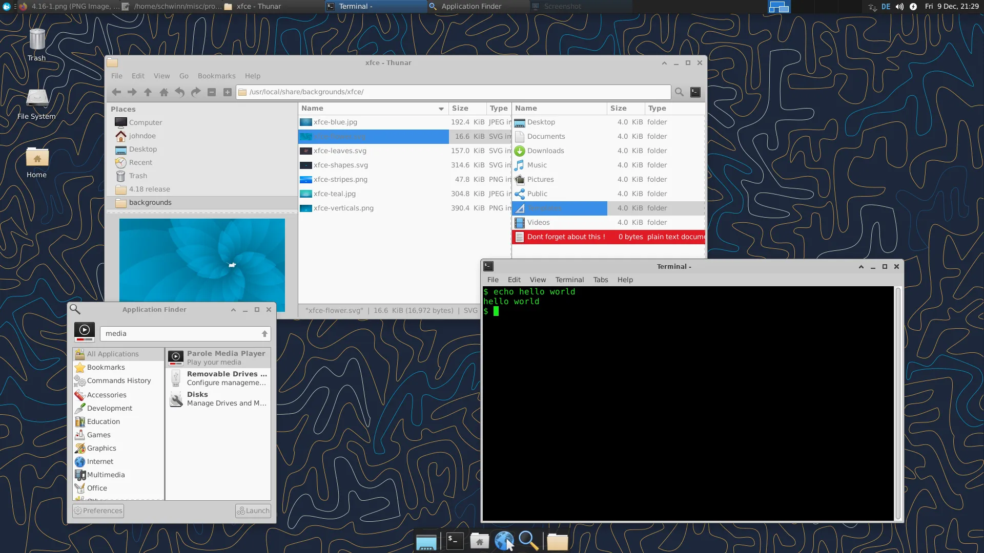 XFCE XFCE